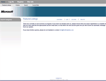 Tablet Screenshot of microsoftbidzaoc.com